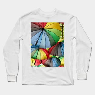 Colourful Umbrellas Long Sleeve T-Shirt